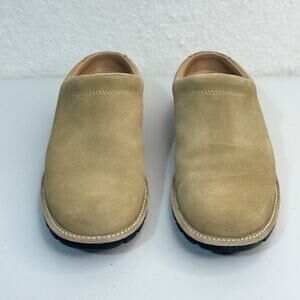 Cole Haan Natalya Milkshake Suede Waterproof Leather Slip-On Mule Slide Shoe 8.5